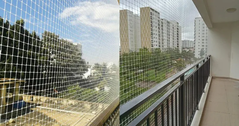 Bird Netting installed in Bangalore by JS Invisible Grills — photo 3