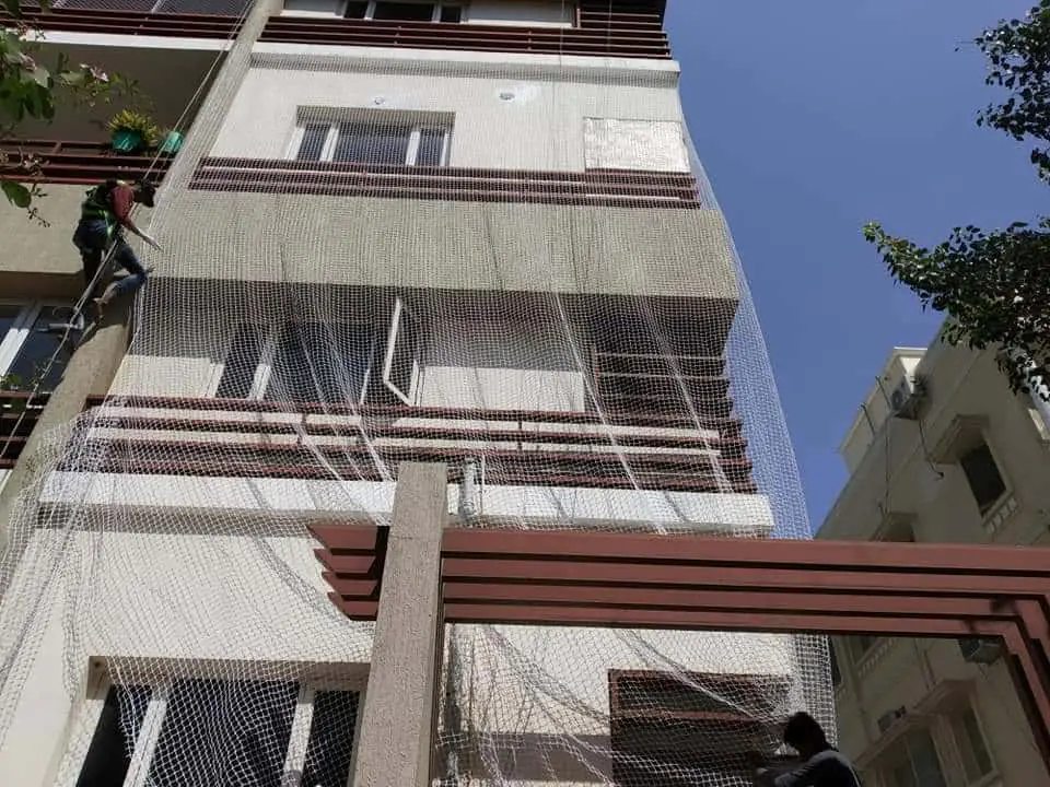 Bird Netting installed in Bangalore by JS Invisible Grills — photo 5